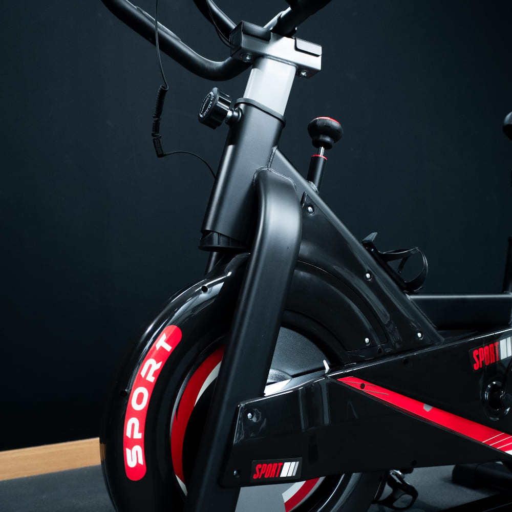 Bicicleta Indoor Saman - Detalle Frontal