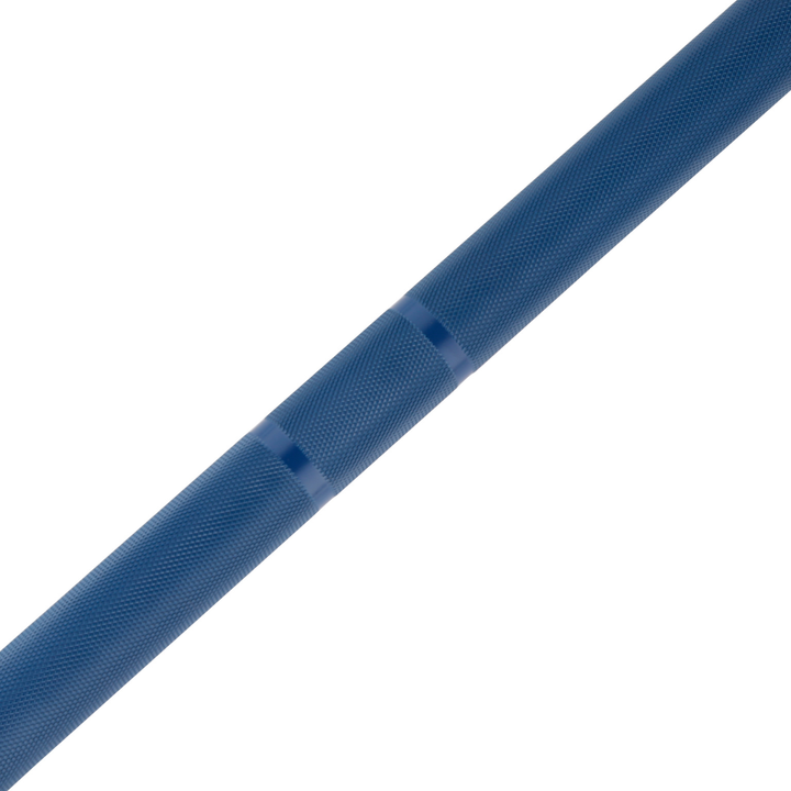 Barra olímpica Azul 2.2m x 50 mm - 8 rodamientos - Agarre