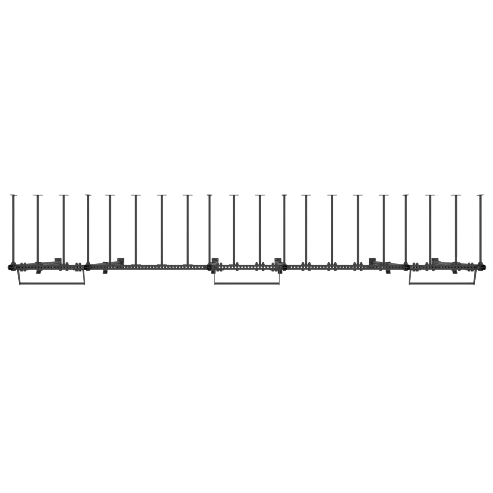 Rig Funcional de Pared con Monkey Bars (3 Puestos) - Altura 2