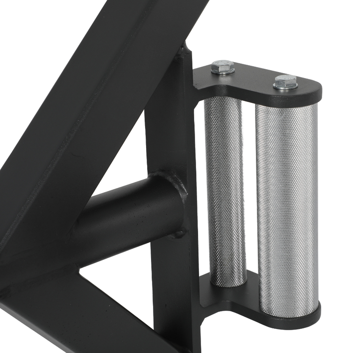 Barra Olímpica Hexagonal Abierta | Negro Mate 50mm (450kg) - Detalle