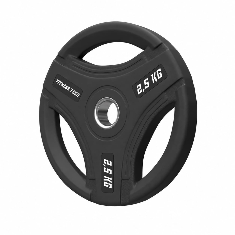 Set 105 kg Discos de Peso Triple Agarre Premium 50mm