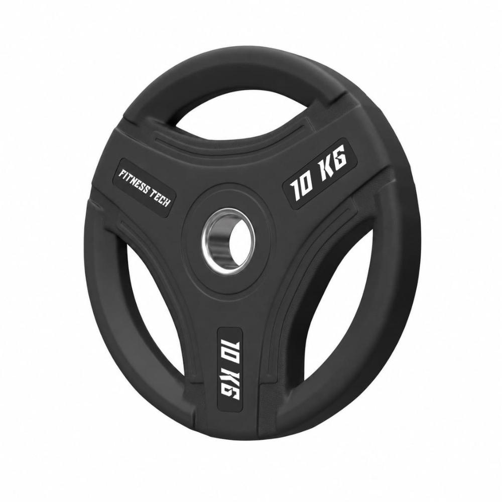 Set 105 kg Discos de Peso Triple Agarre Premium 50mm