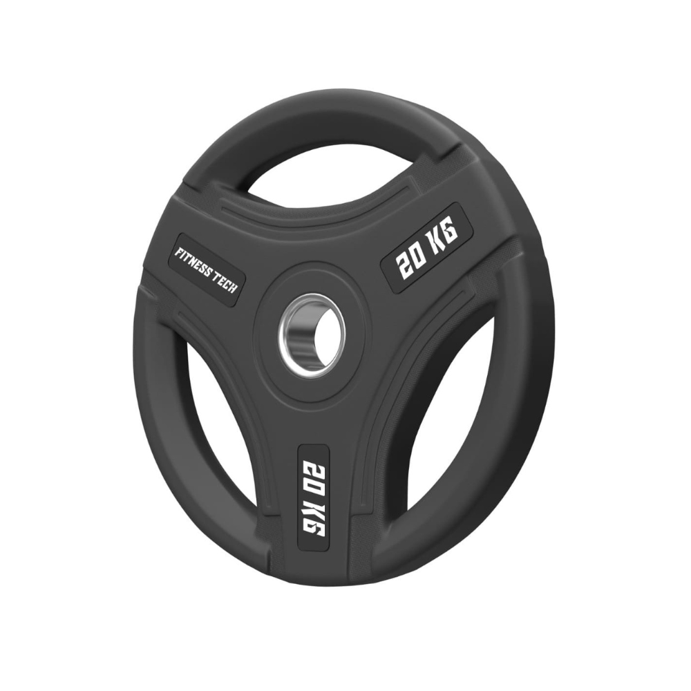 Set 105 kg Discos de Peso Triple Agarre Premium 50mm