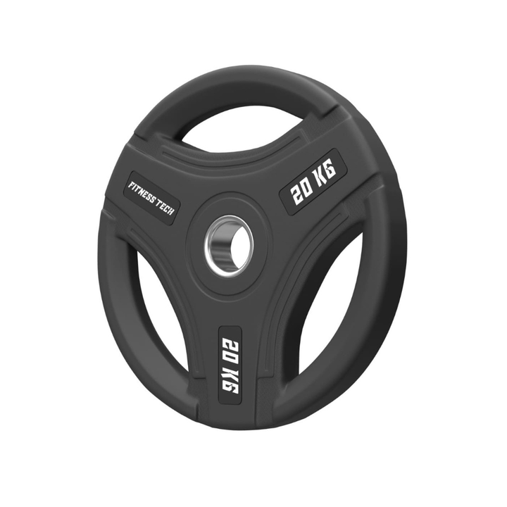 Set 105 kg Discos de Peso Triple Agarre Premium 50mm