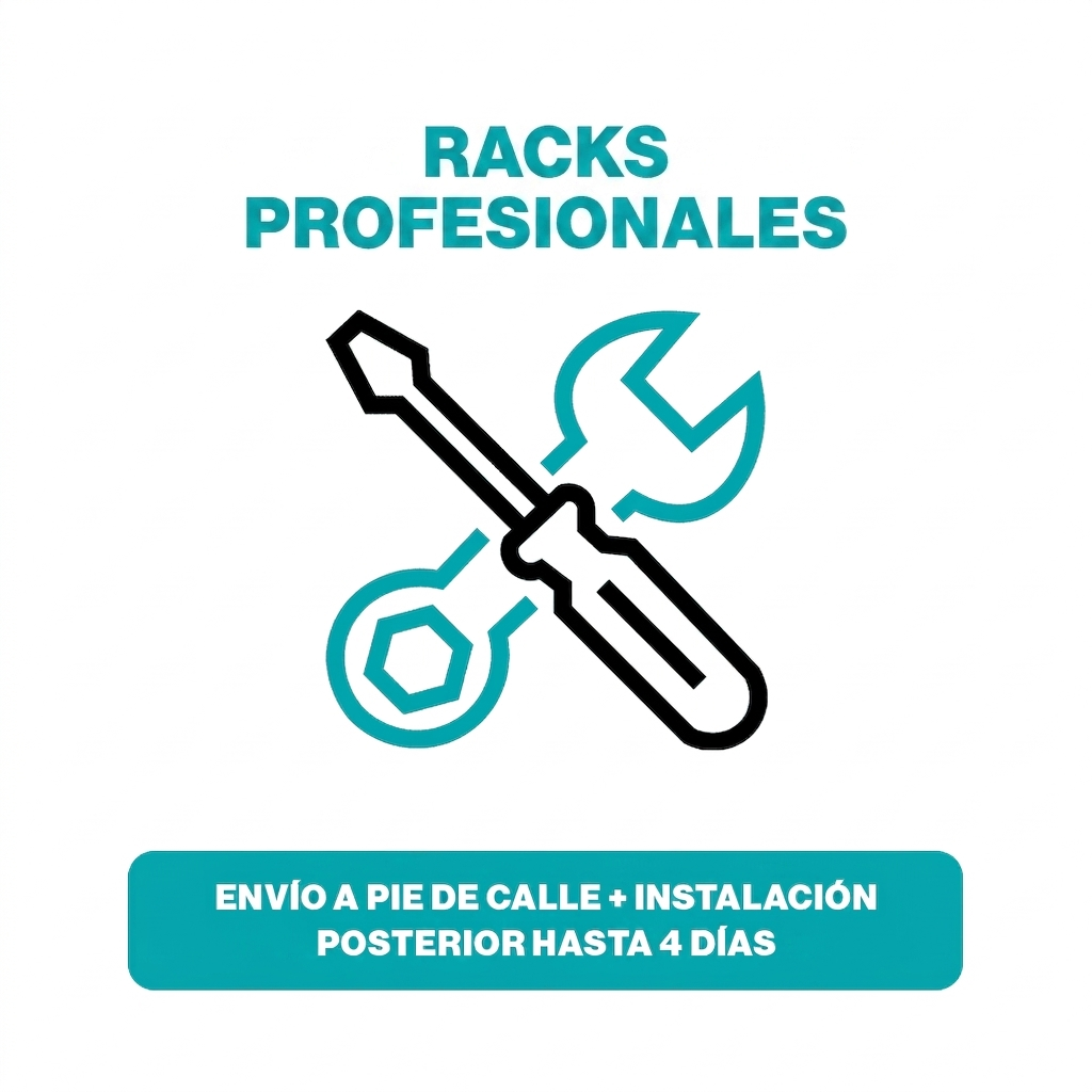 (RACKS PROFESIONALES) Entrega a pie de calle + instalación posterior hasta 4 días
