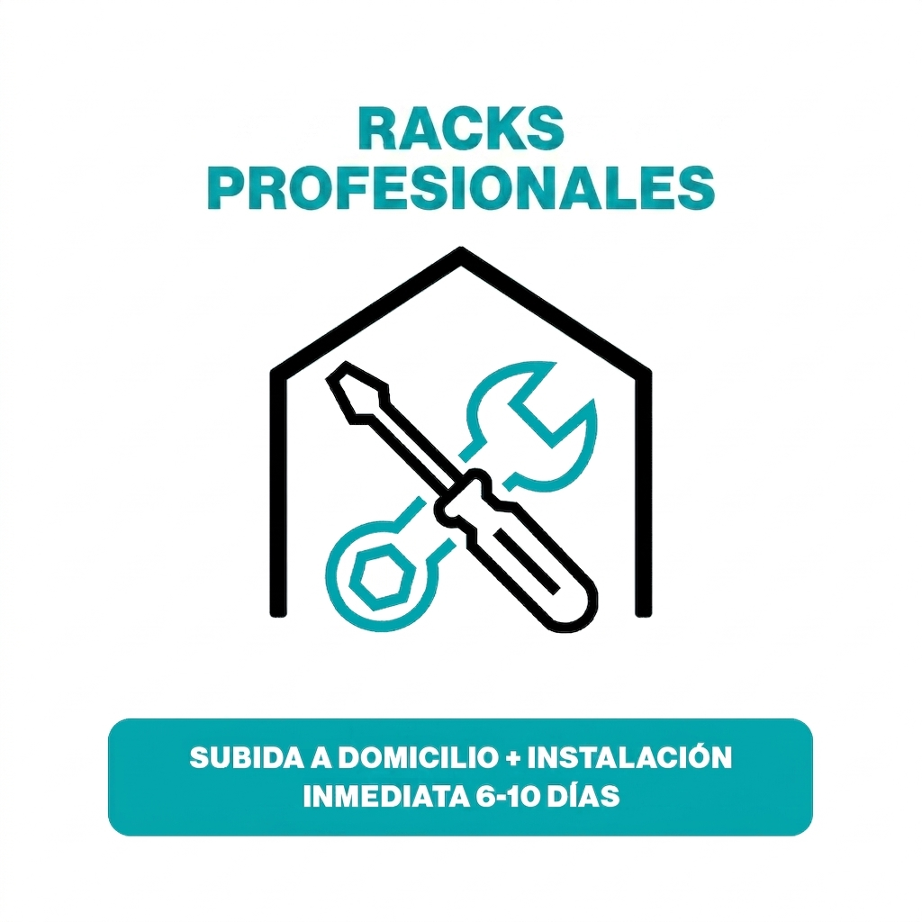 (RACKS PROFESIONALES) Subida a domicilio + instalación inmediata 6-10 días