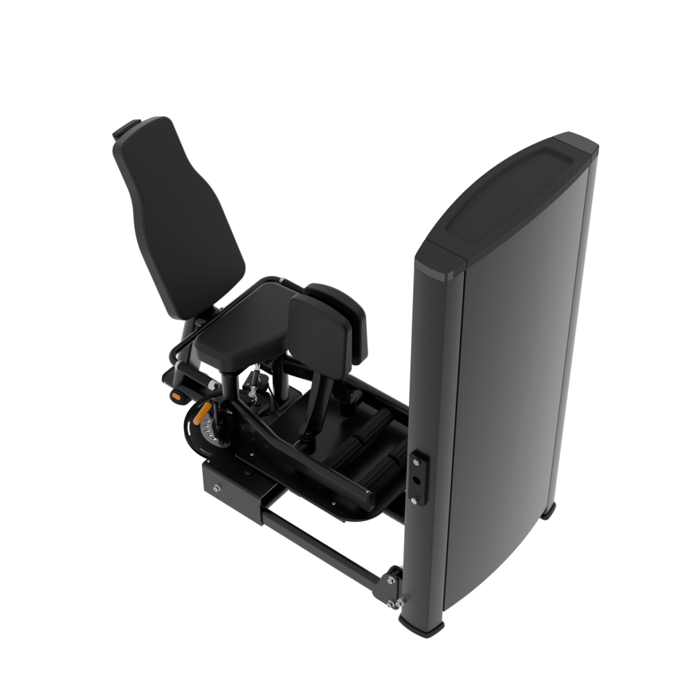 Máquina selectorizada dual | Abductor-aductor vista cenital