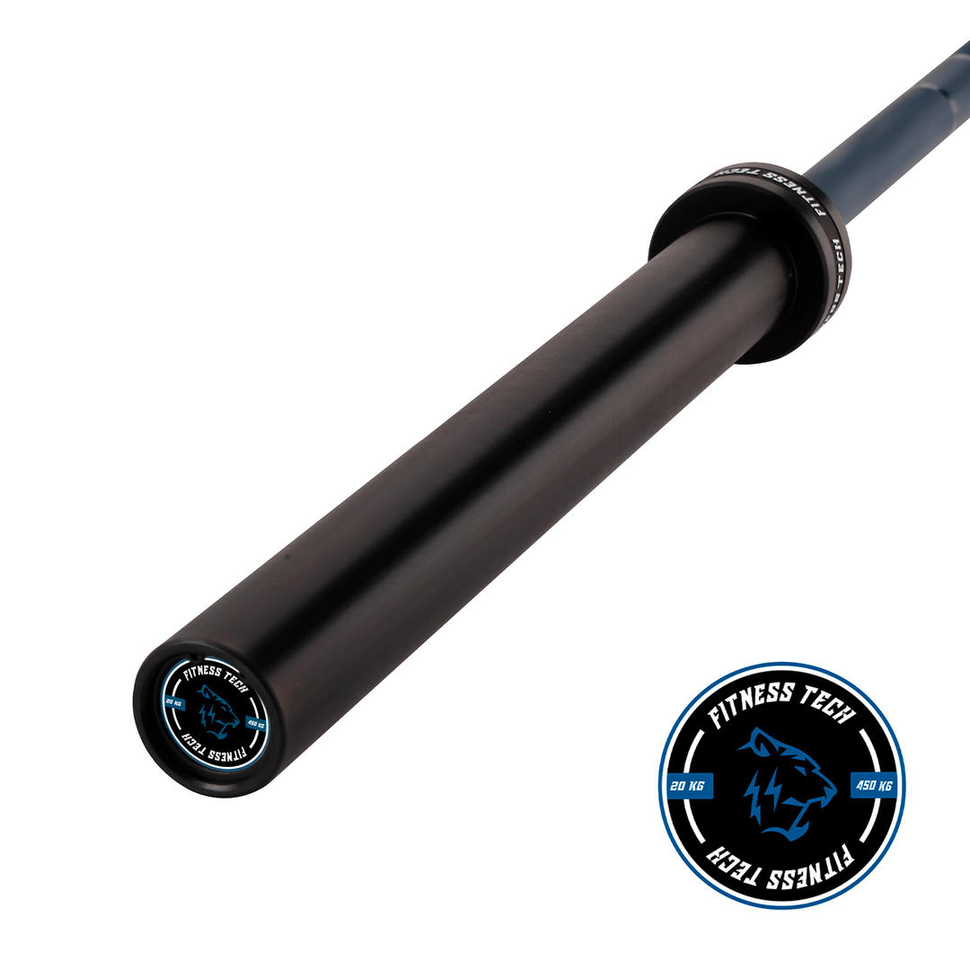 Barra olímpica Azul 220 cm x 50 mm rodamientos – Fitness Tech