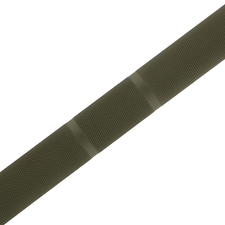 Barra olímpica verde 220 cm x 50 mm 8 rodamientos