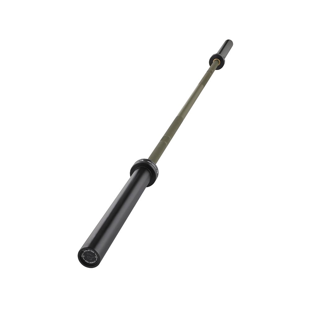 Barra olímpica verde 220 cm x 50 mm 8 rodamientos