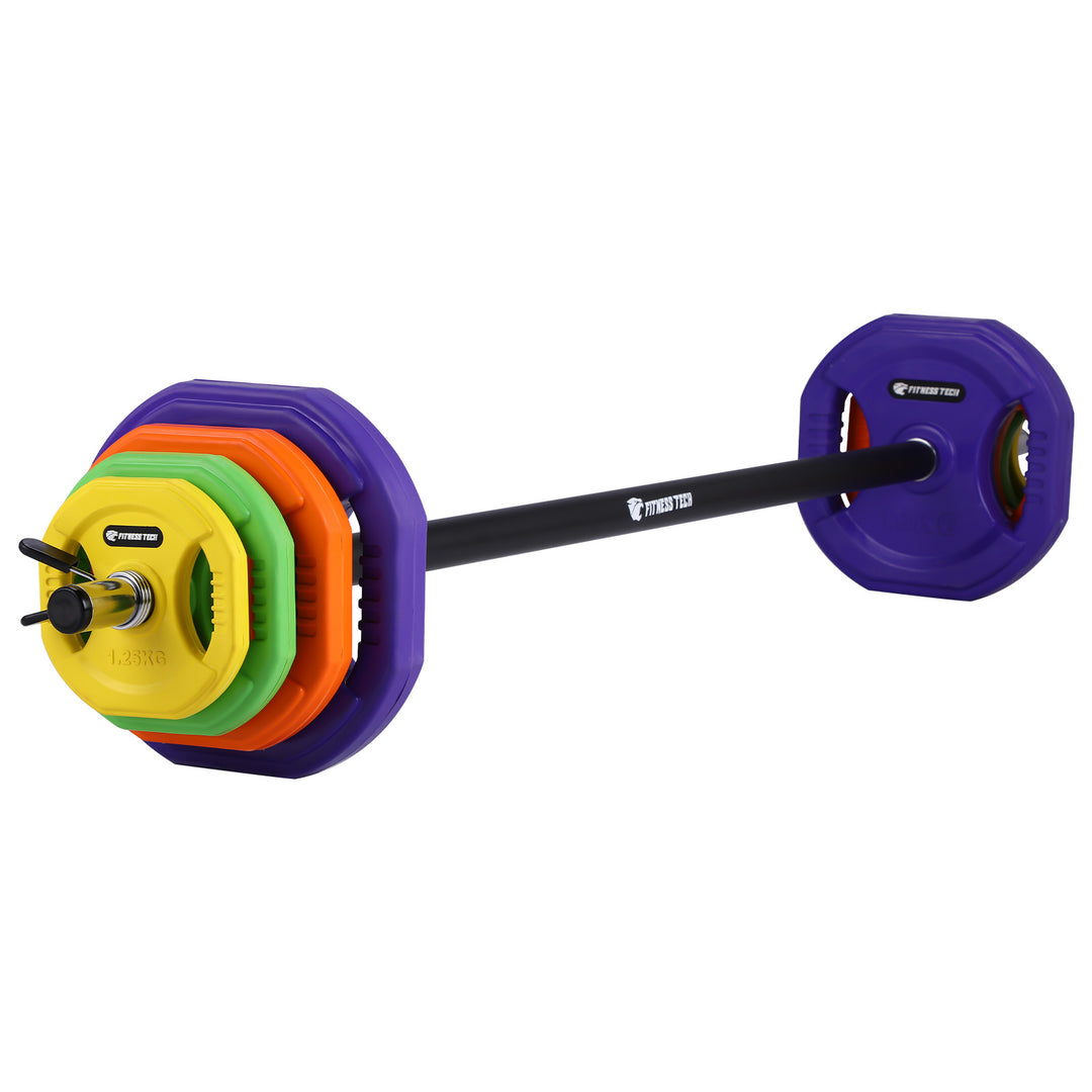 Set Pesas Pump- Disco Hierro+Goma – Fitness Tech