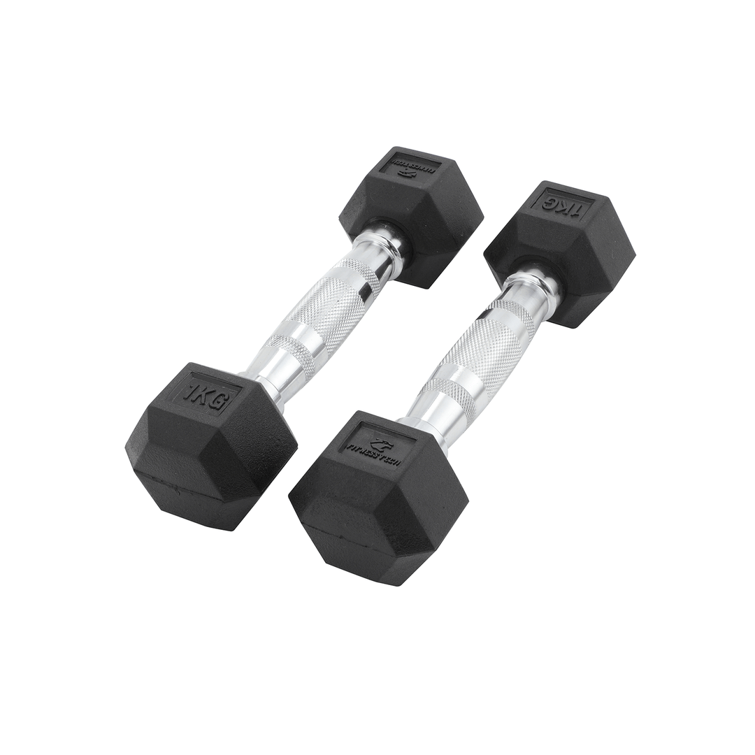 Mancuernas Hexagonales 1-9 Kg Set unidades – Fitness Tech