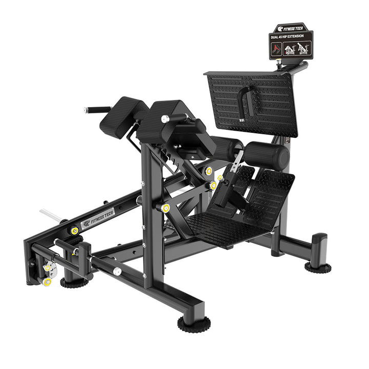 Hiperextensión Lumbar | Máquina de Palanca Dual - Pro Tech Series - Diagonal