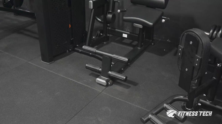 Crunch Abdominal y Extensión de Espalda | Máquina selectorizada dual - Pro Series