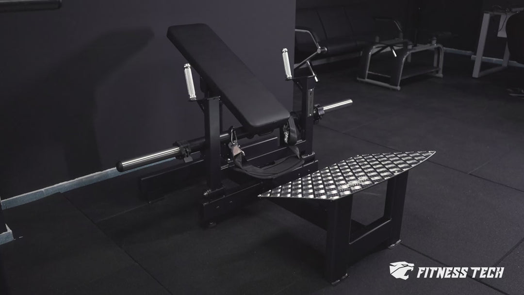 Máquina de palanca / hip thrust con cinturón